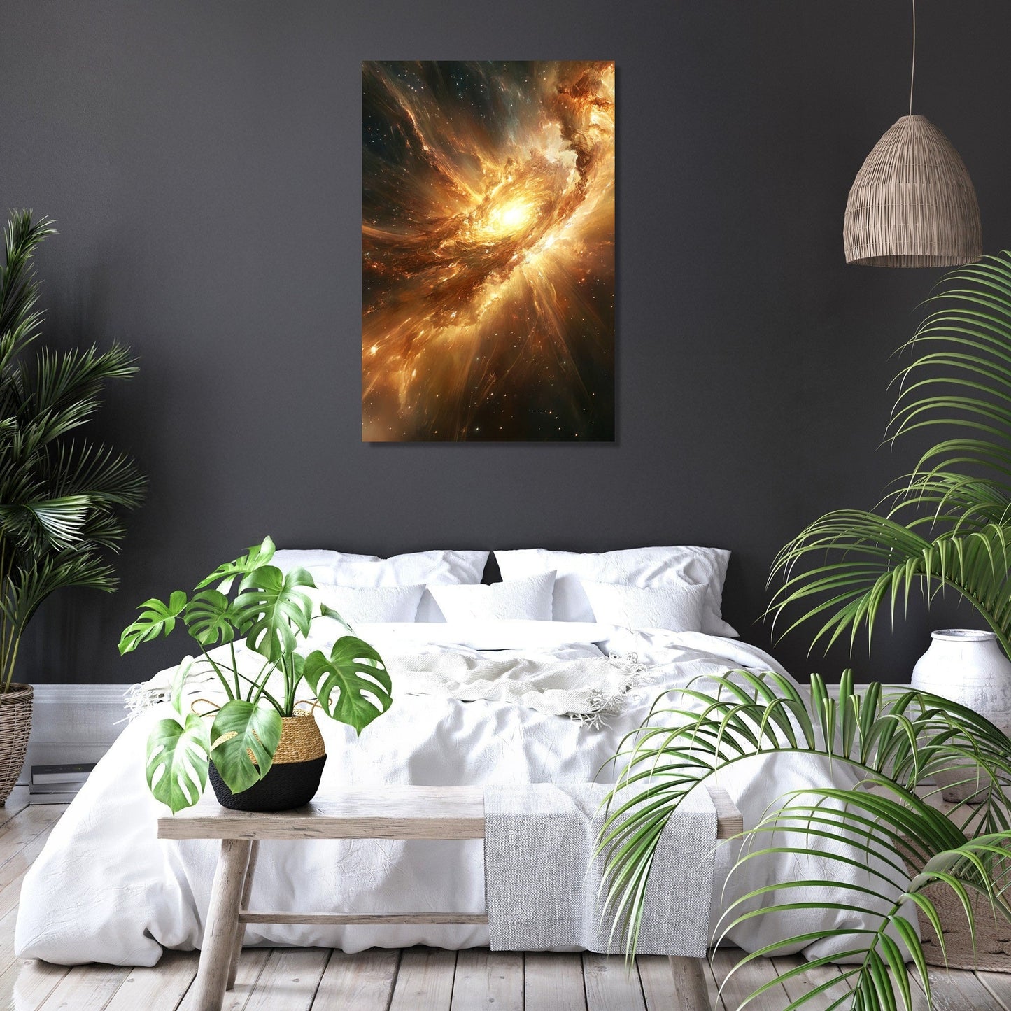Celestial Starburst Canvas