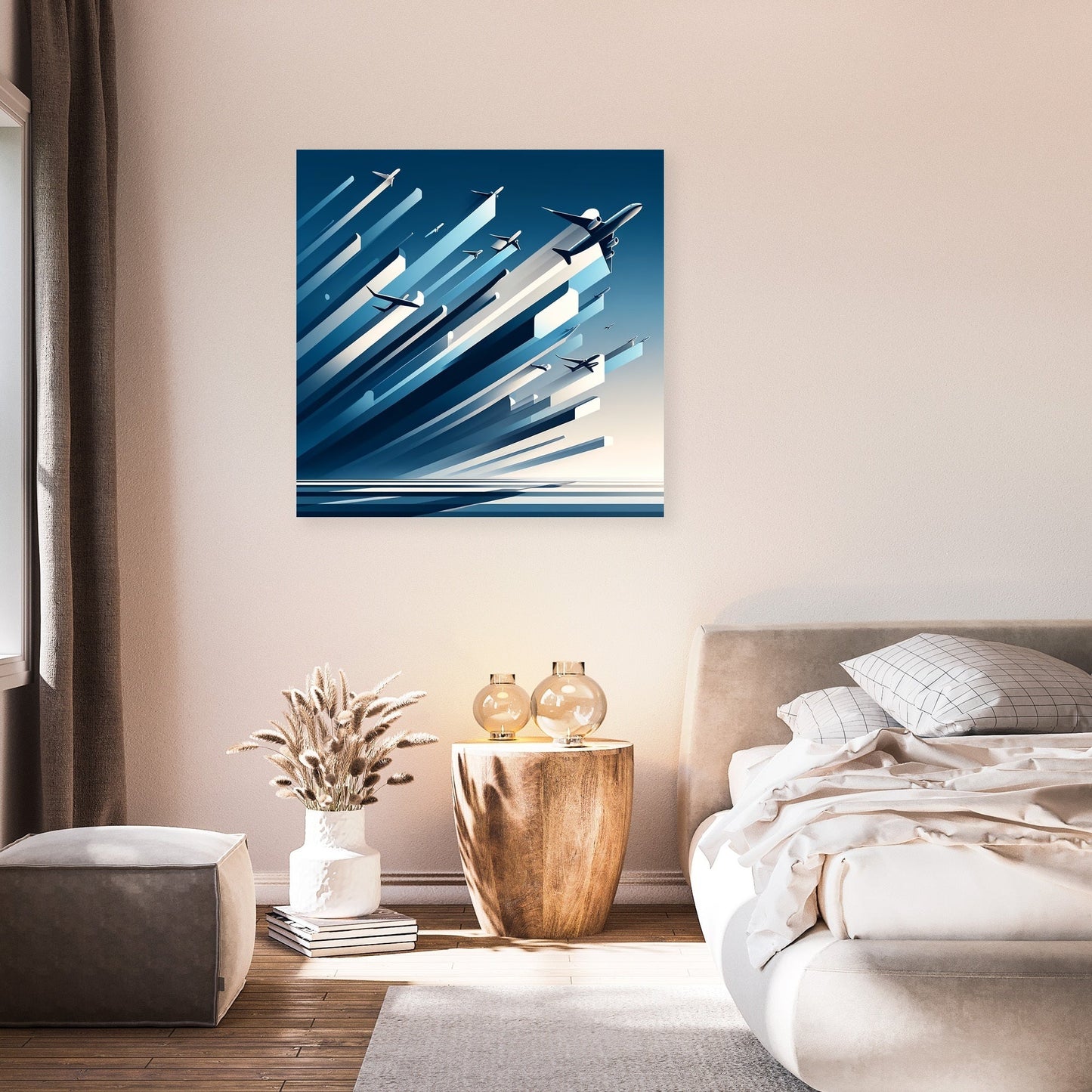 Ascension in Blue Canvas
