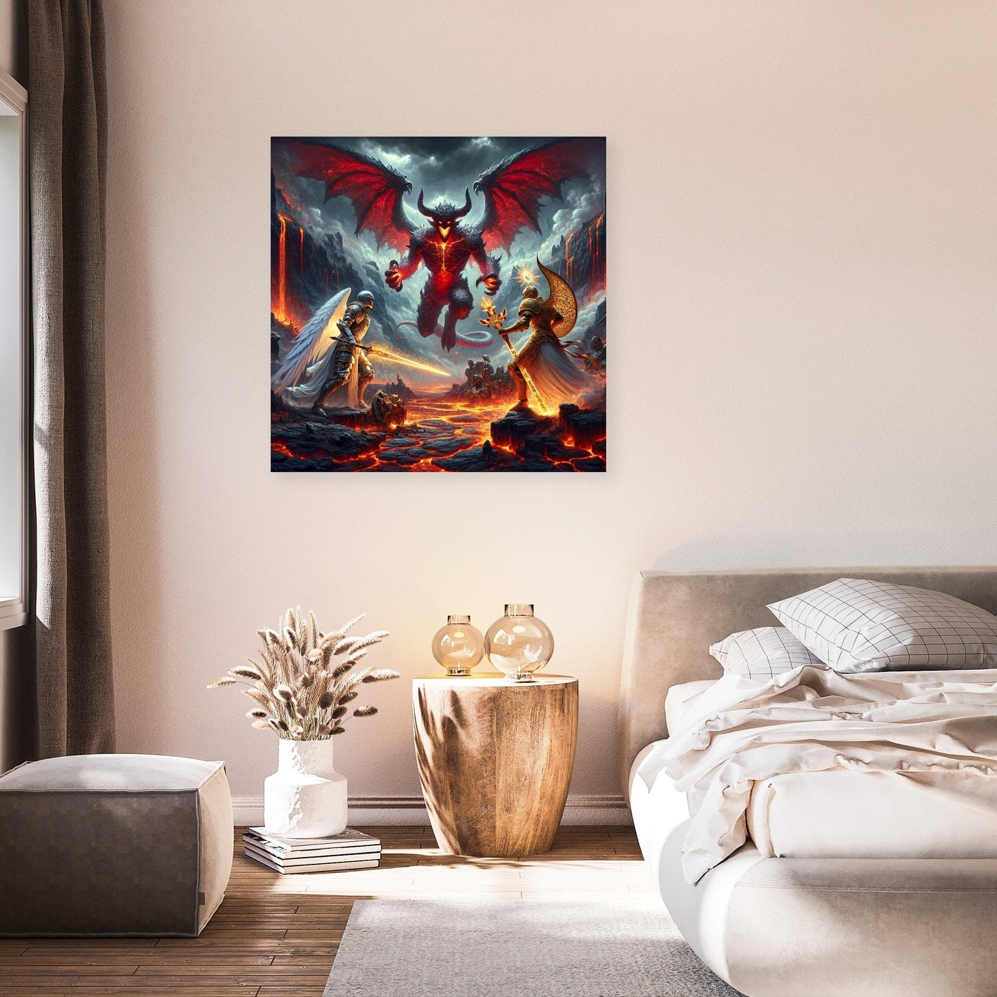 Crater Clash Canvas