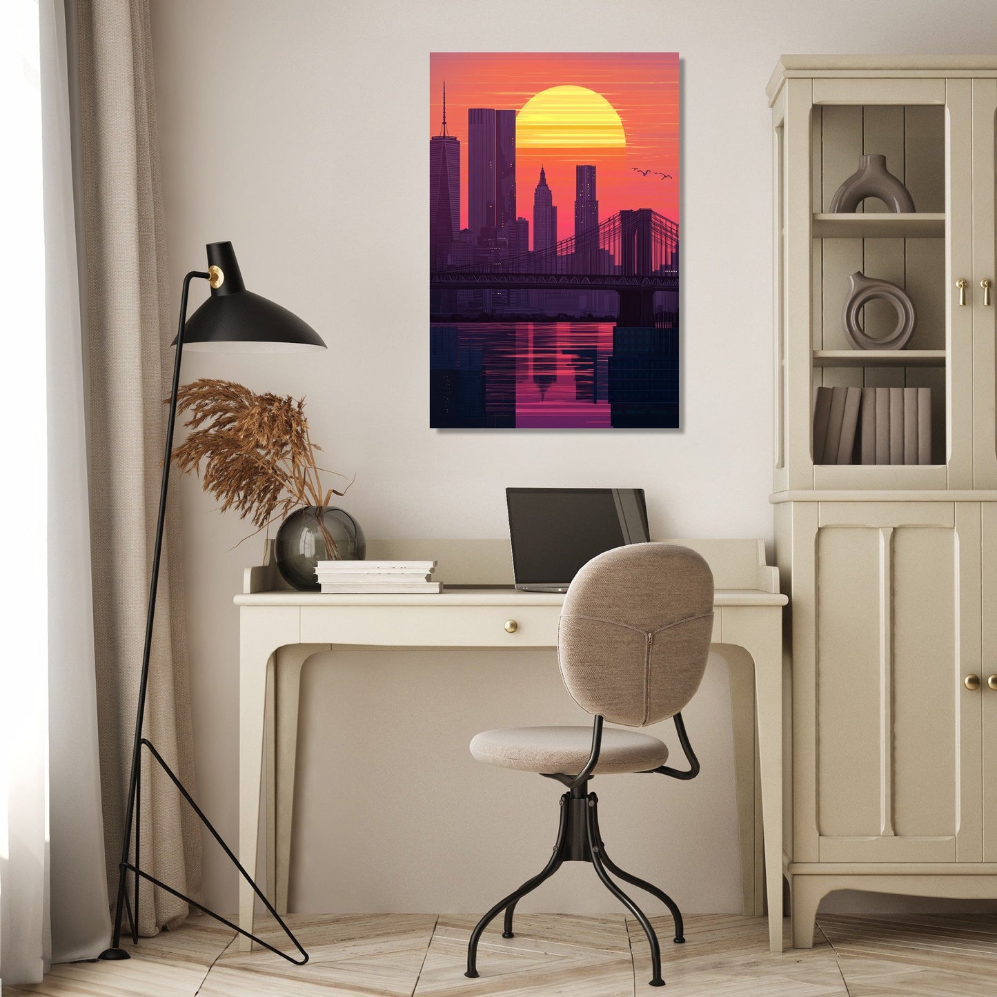 Sunset Cityscape Canvas
