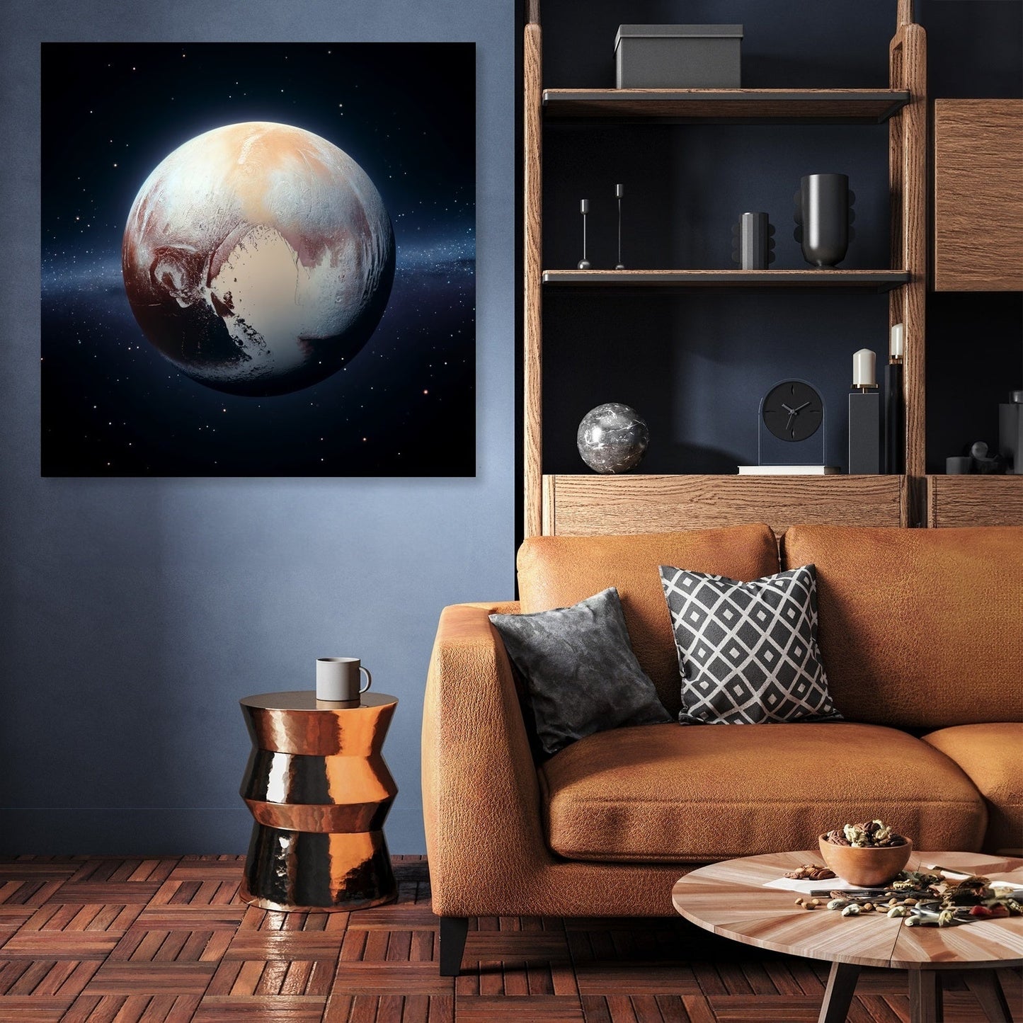 Pluto's Frozen Realm Canvas