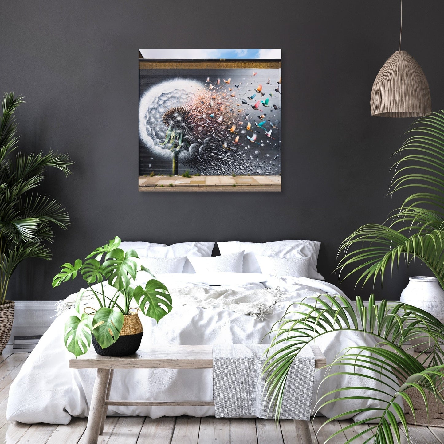 Dandelion Flight Canvas