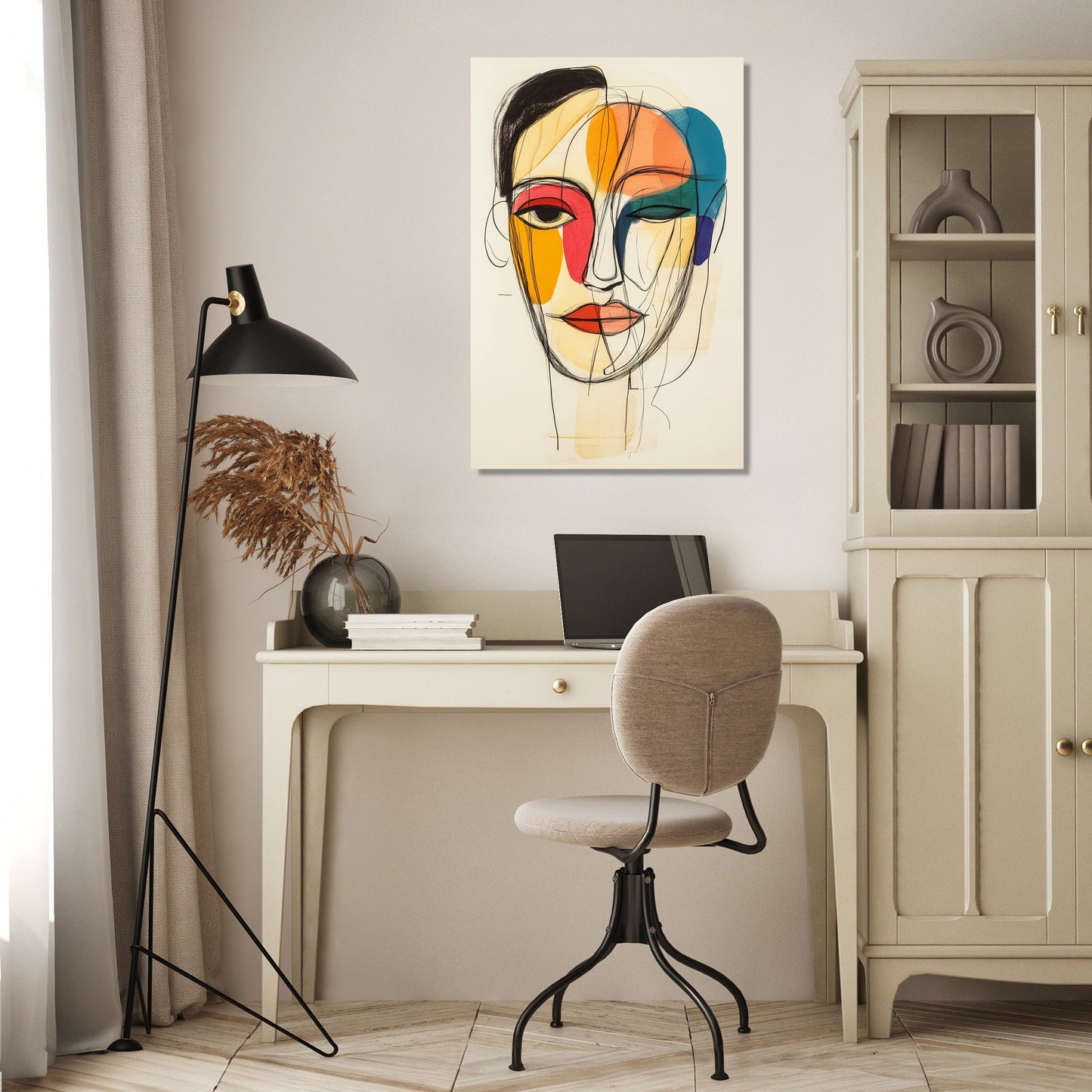Curved Expressions Canvas