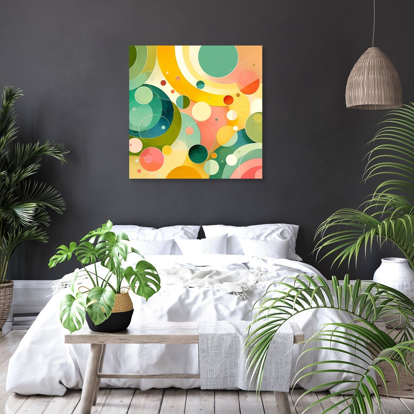 Friendliness Bloomed Canvas