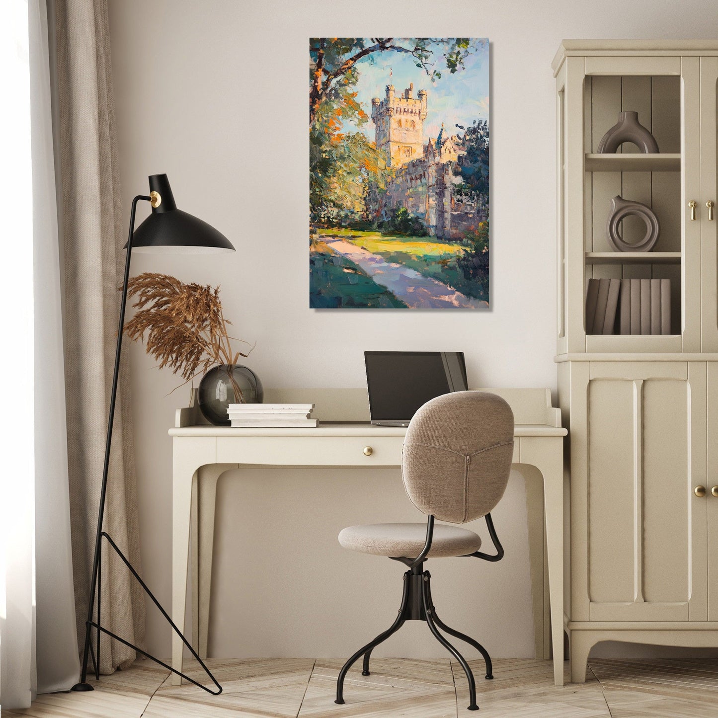 Cardiff Castle Sunrise Canvas