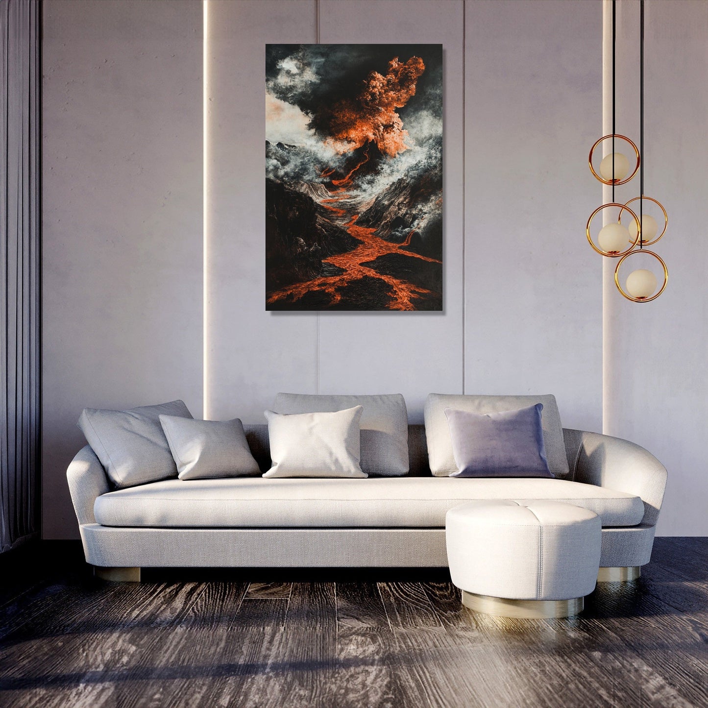 Eruption of Sorrow Canvas