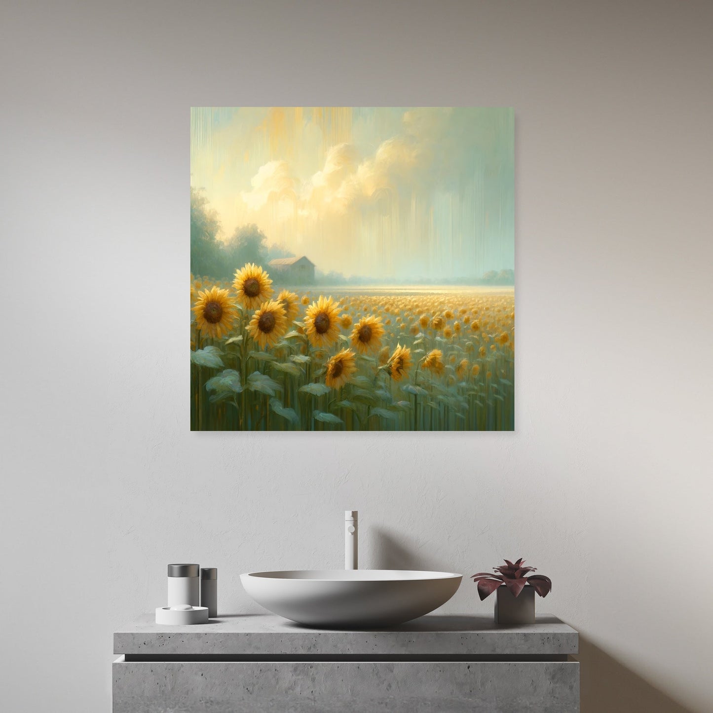 Sunflower Field Canvas