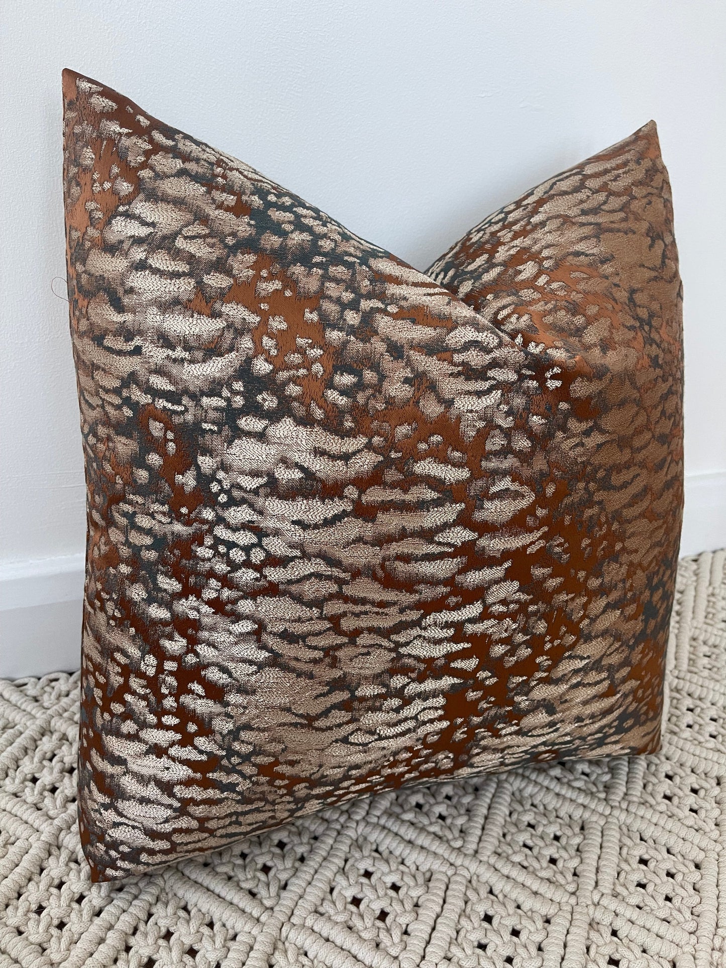 The Couture Cushion - The Bronze Leopard - Style No. 191