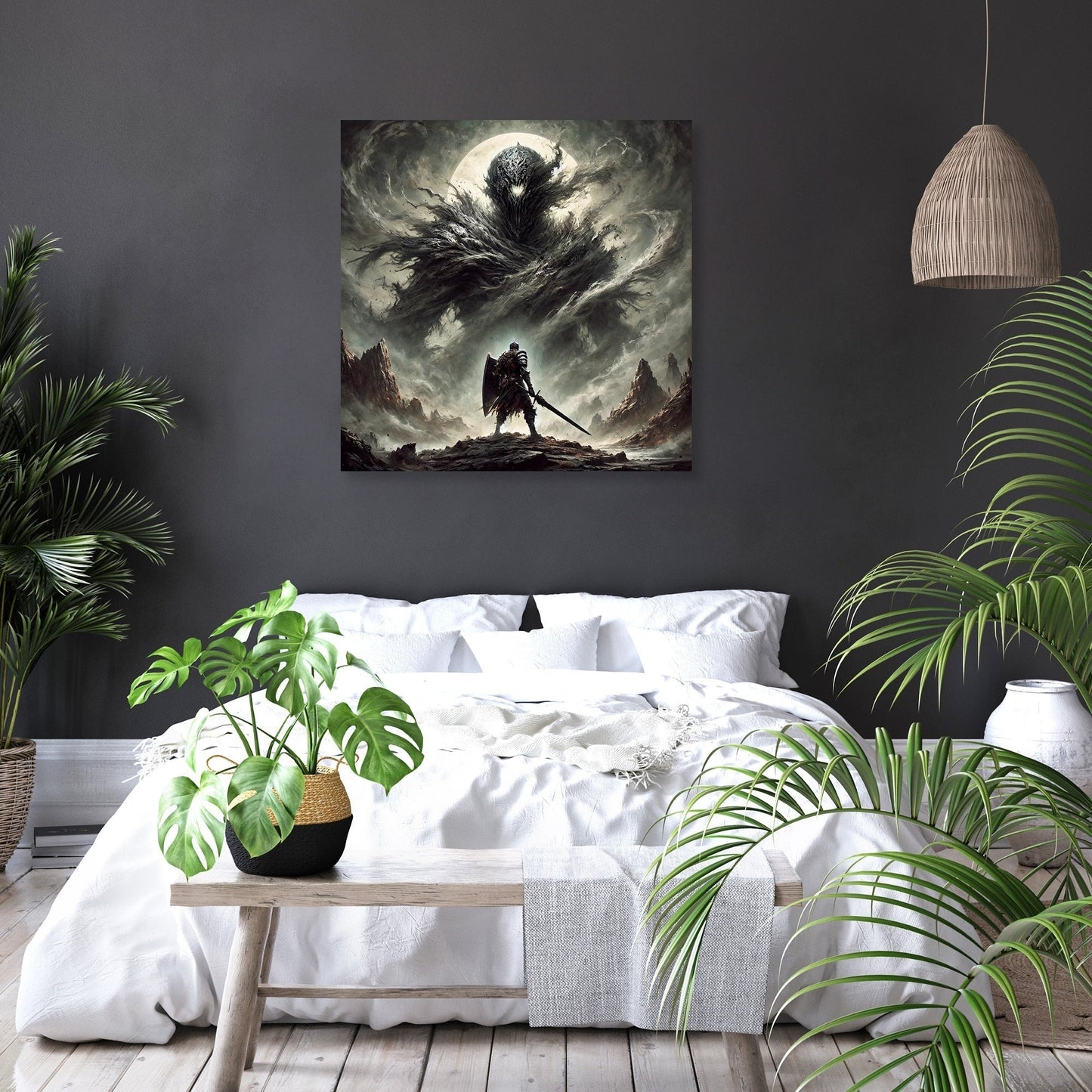 Defiant Knight Canvas