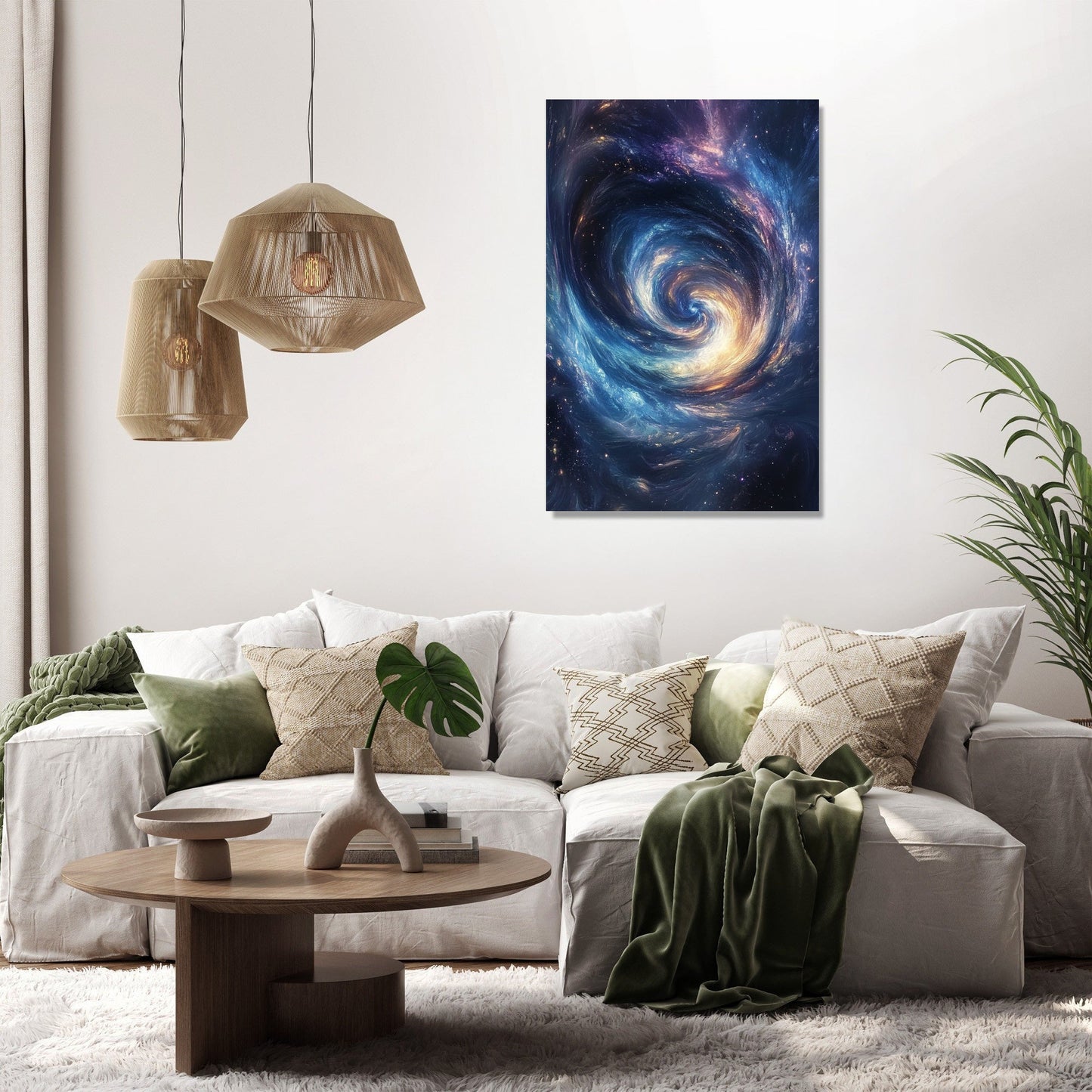 Cosmic Wormhole Canvas