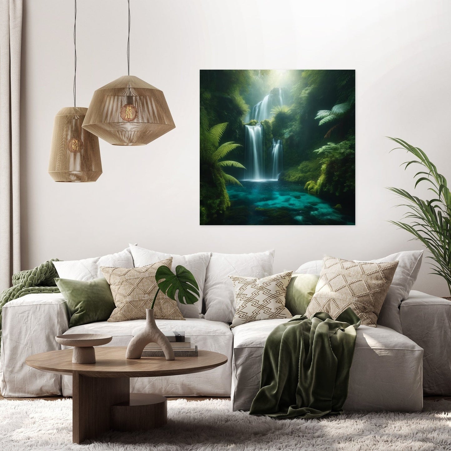 Hidden Waterfall Canvas