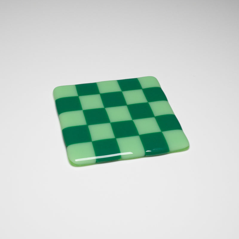 10cm Chequered Dual Coloured Coaster - Bullseye Collection