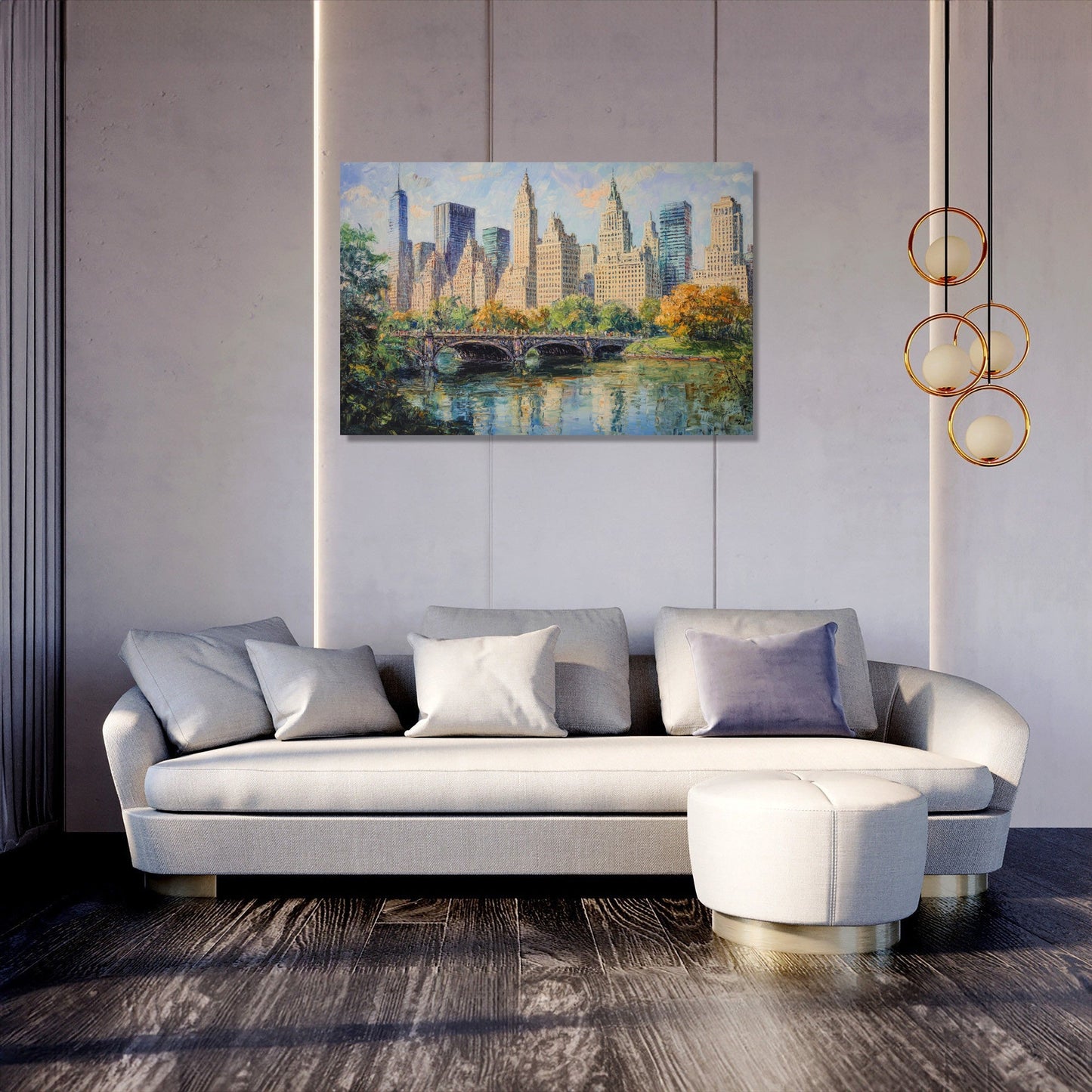 Manhattan Skyscraper Canvas