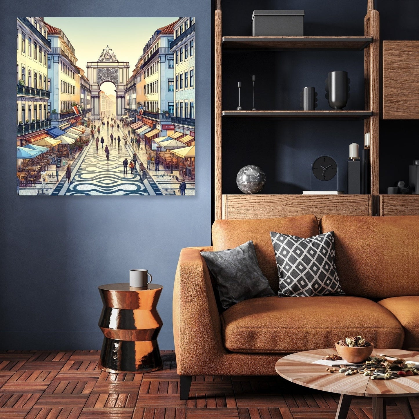 Rua Augusta Lisboa Canvas
