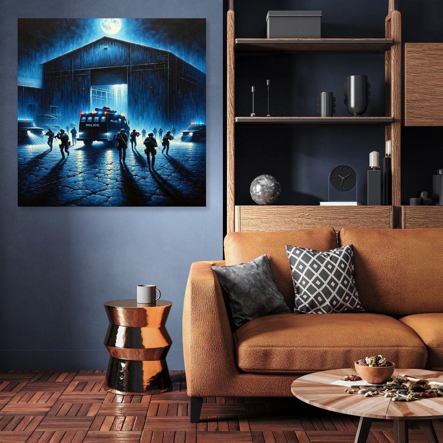 Abandoned Warehouse Raid Canvas