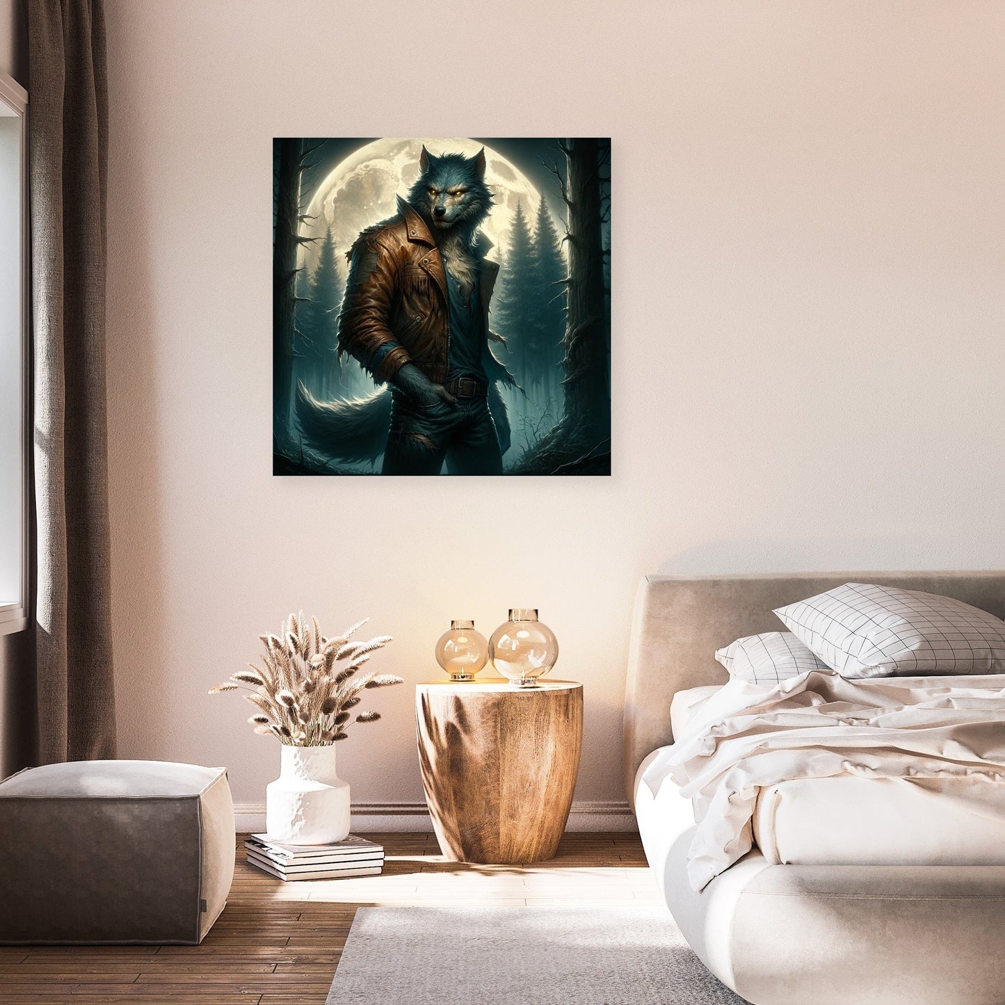 Lunar Guardian Canvas