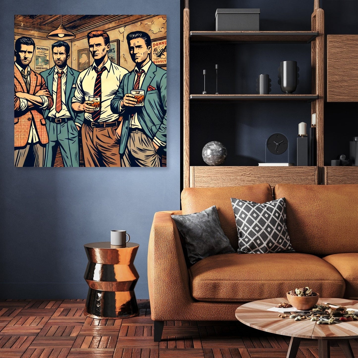 Suits and Whiskey Canvas