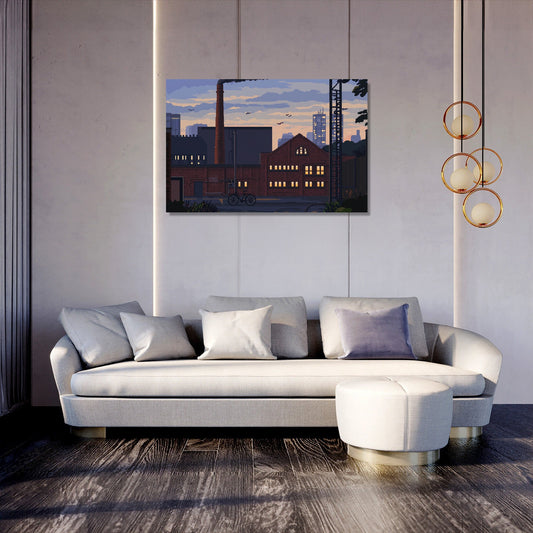 Manchester Factory Canvas