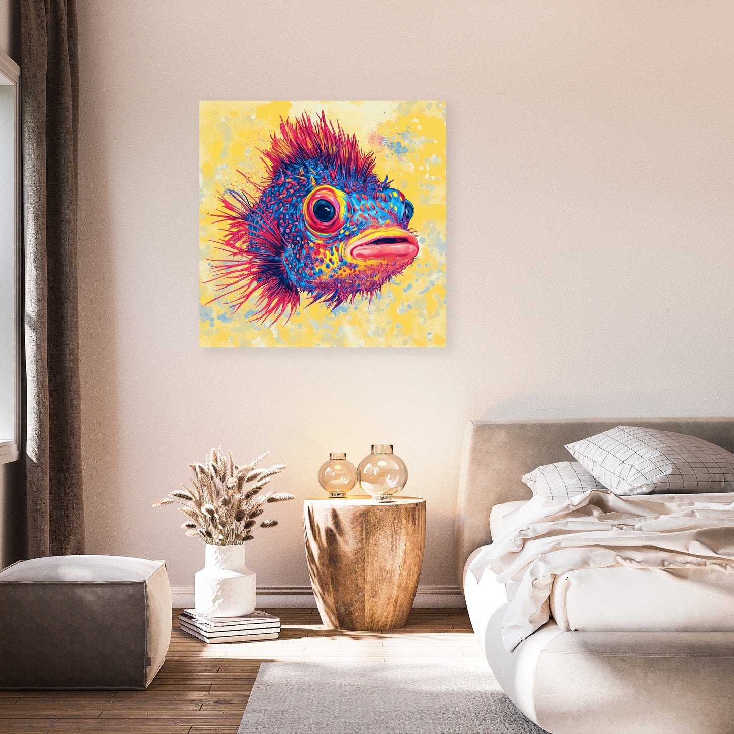 Pufferfish Radiance Canvas
