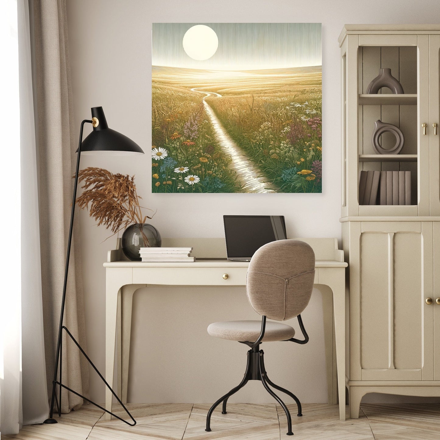 Noon in the Meadow Canvas
