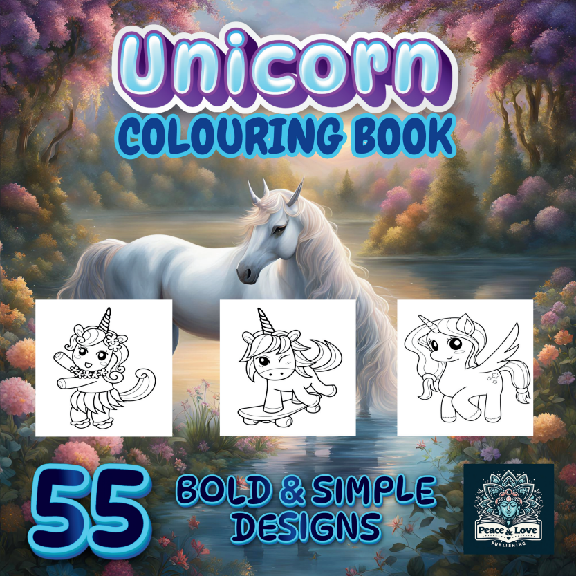 Unicorn Colouring Book