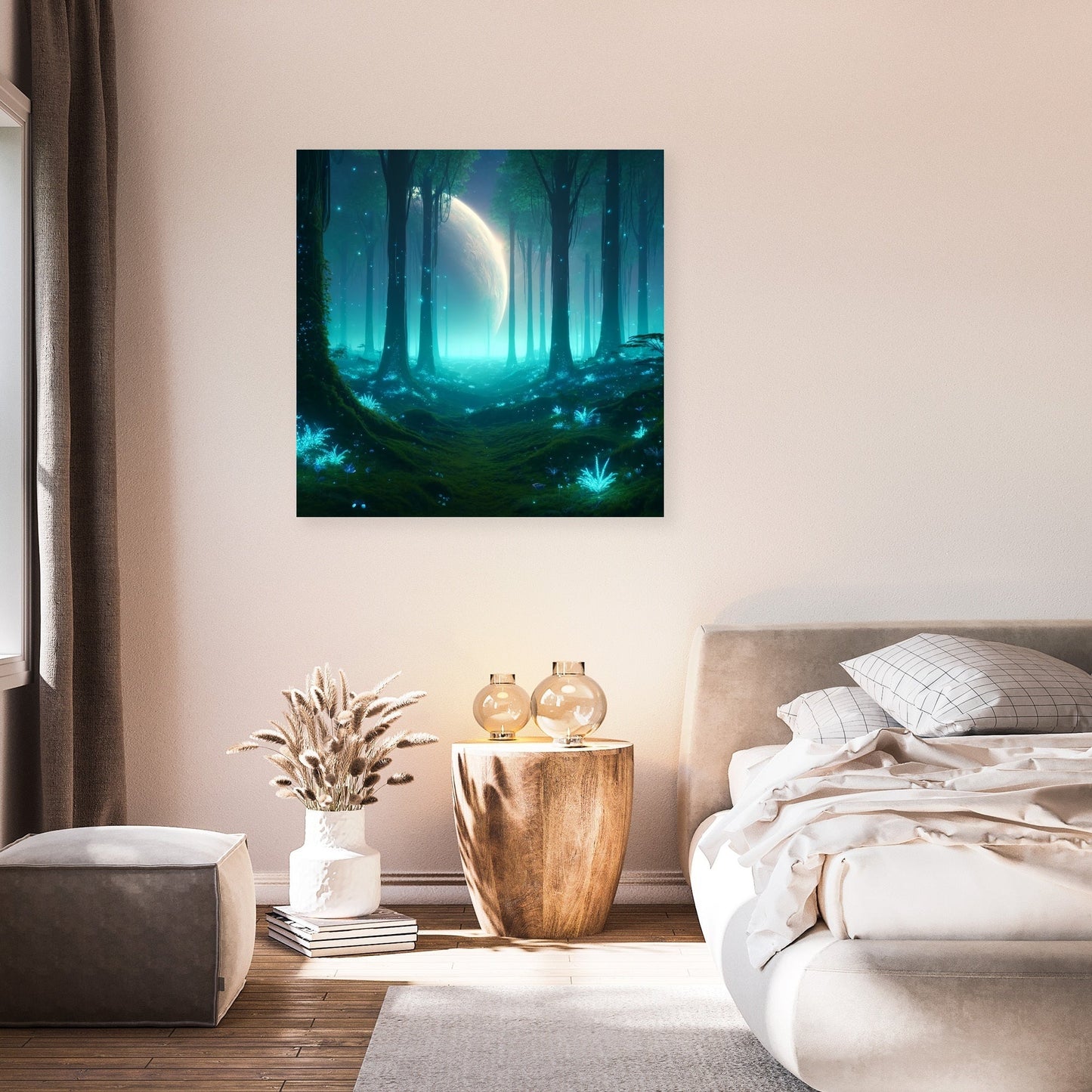 Enchanted Alien Forest Canvas
