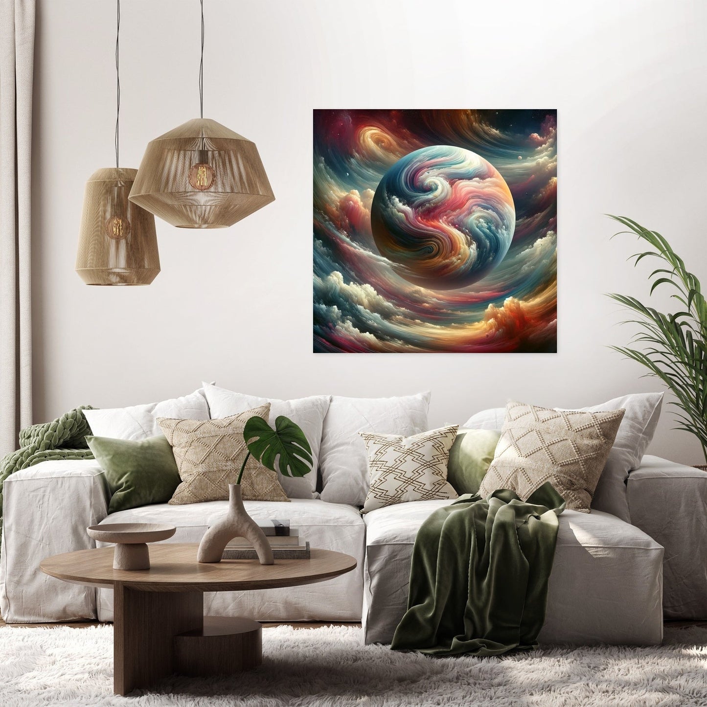 Gas Planet Canvas