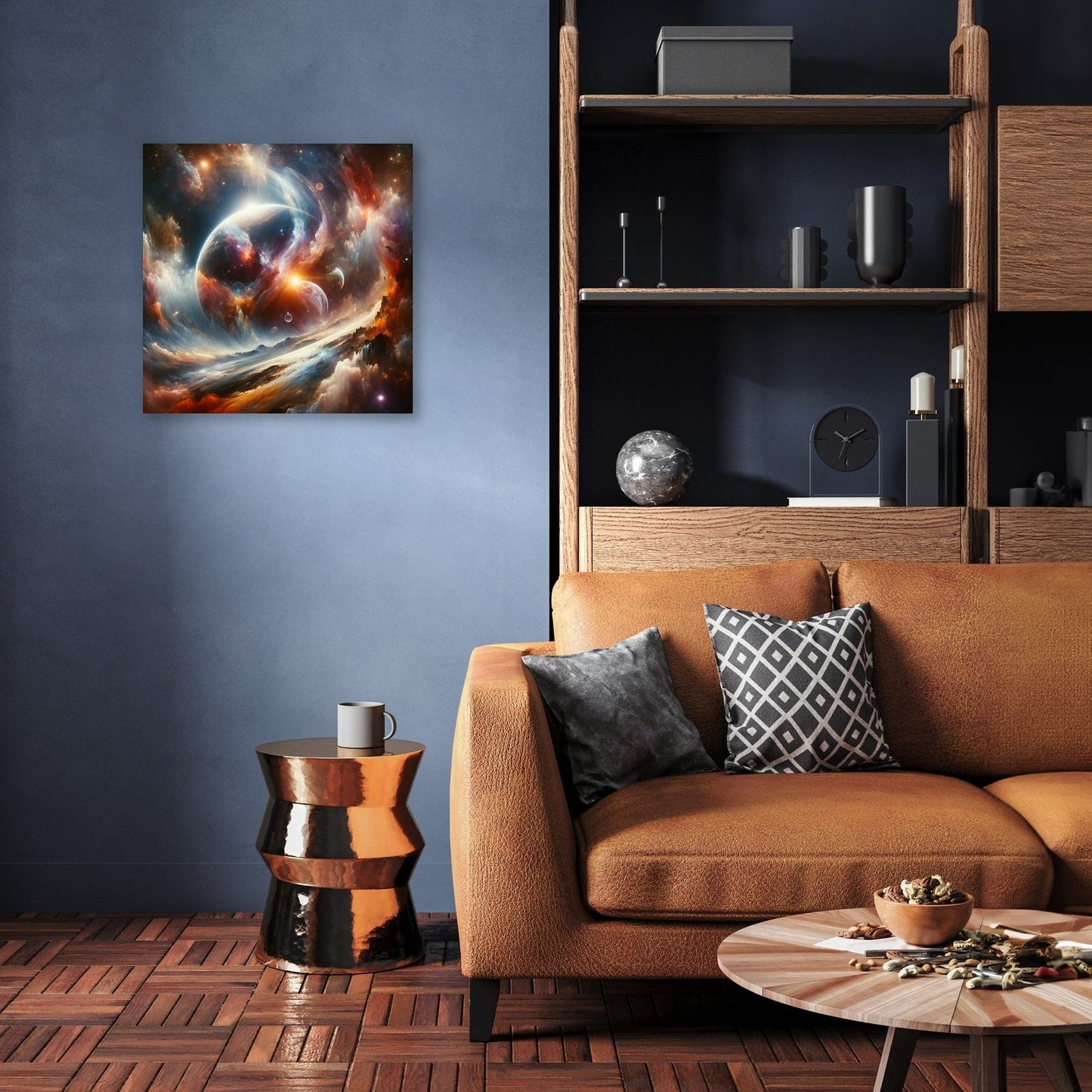 Cosmic Abstraction Canvas