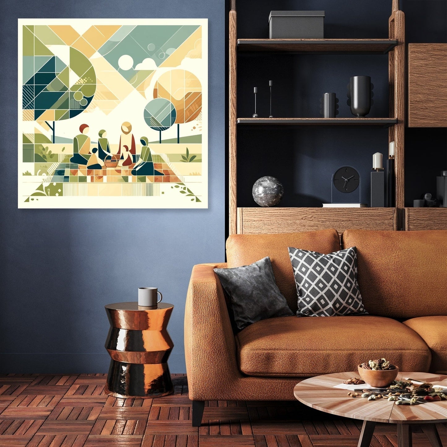 Picnic Harmony Canvas