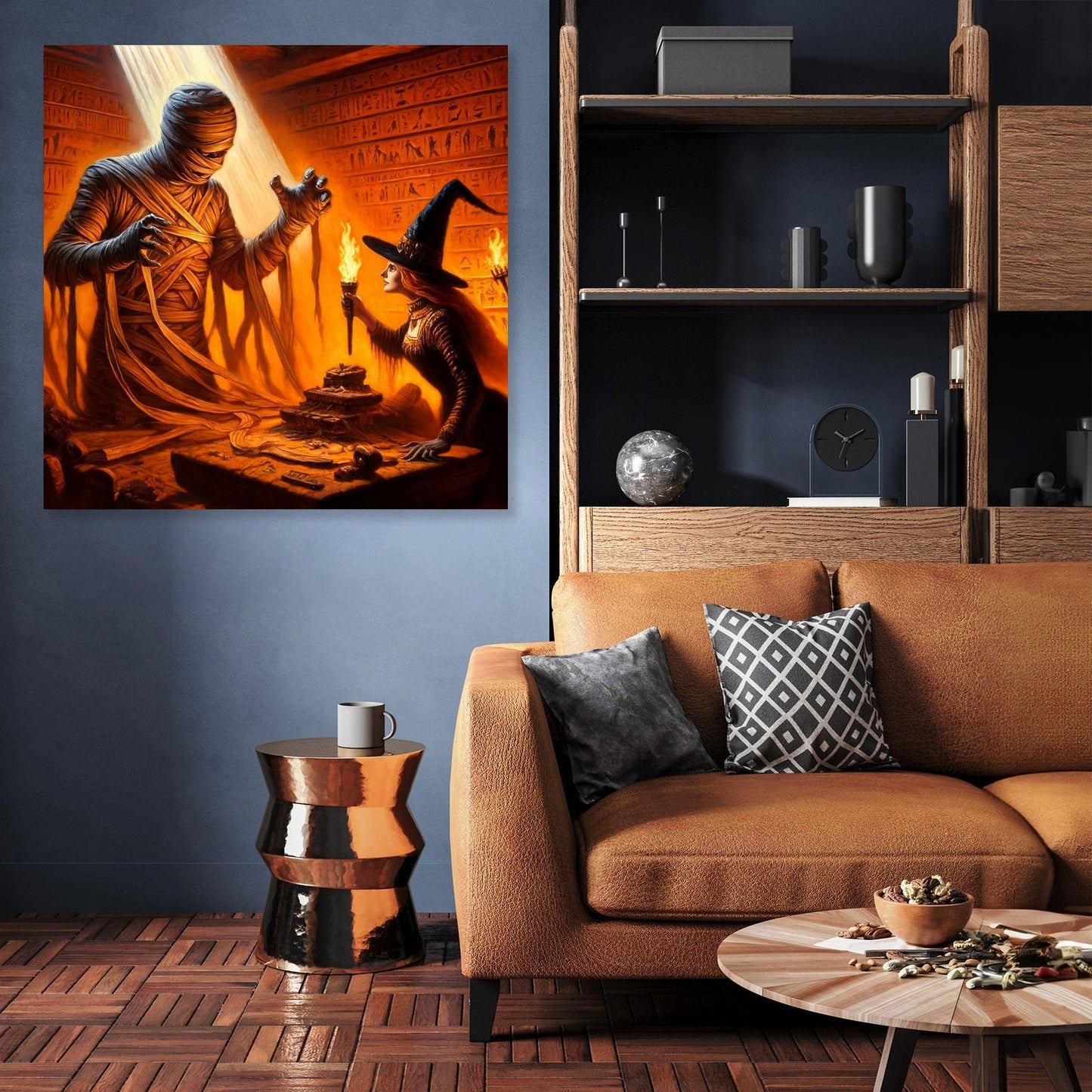 Tomb Confrontation Canvas