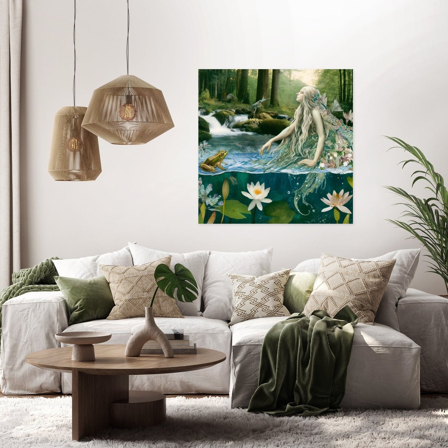 Forest Stream Undine Canvas
