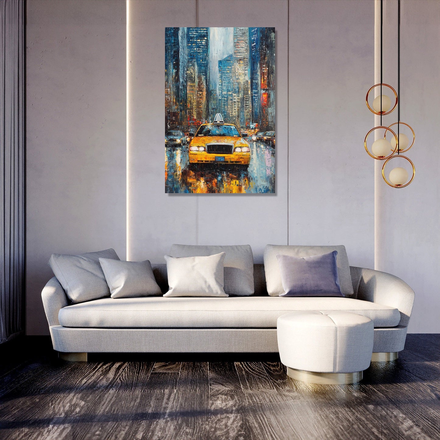 Urban Taxi Canvas