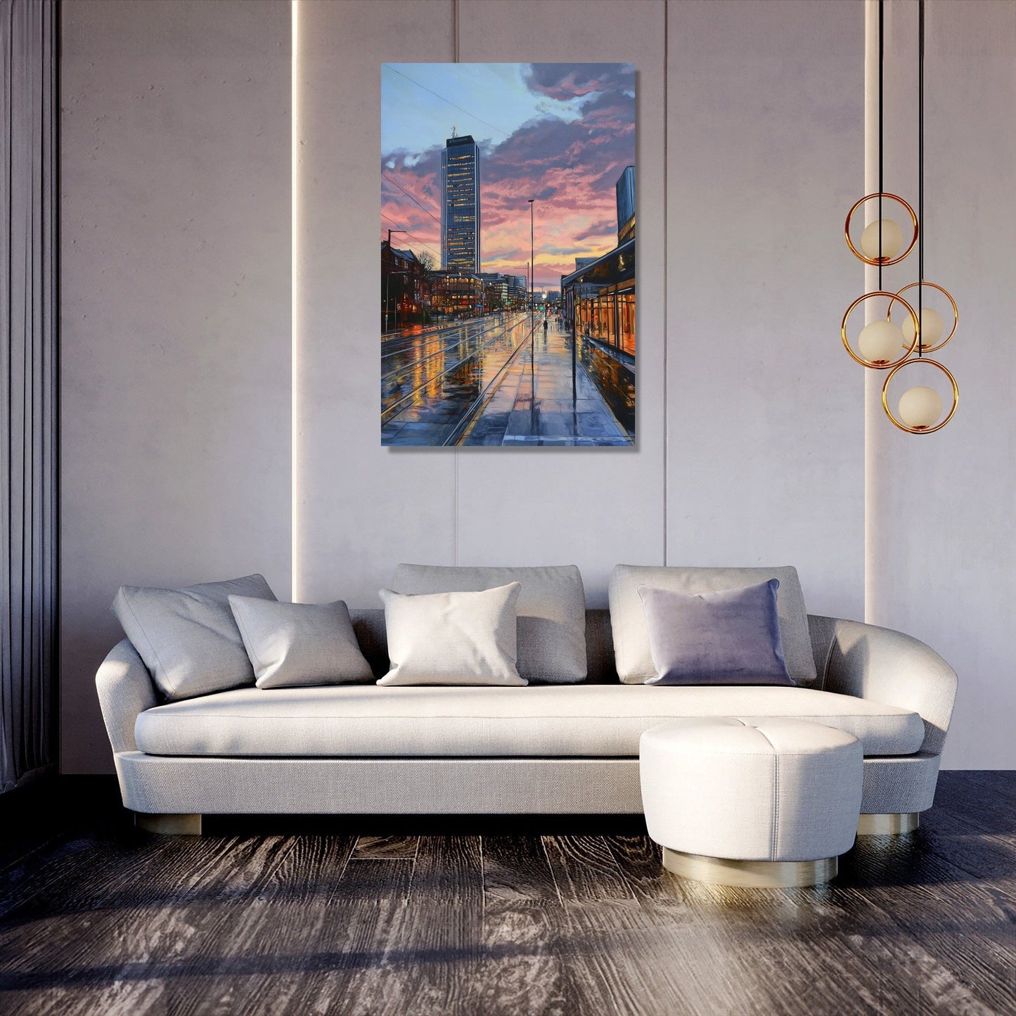 Twilight Towers Canvas