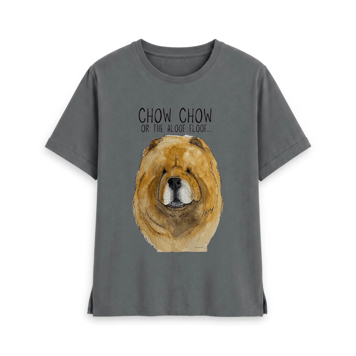 Stay Cozy in Style – Red Chow Chow Women's Relaxed Fit T-Shirt