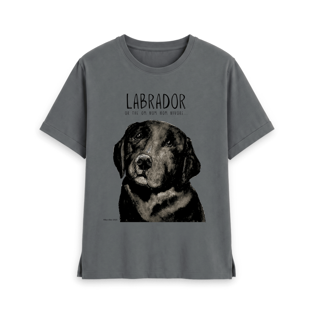 Feed Me Snacks & Compliments: The Black Labrador Tee