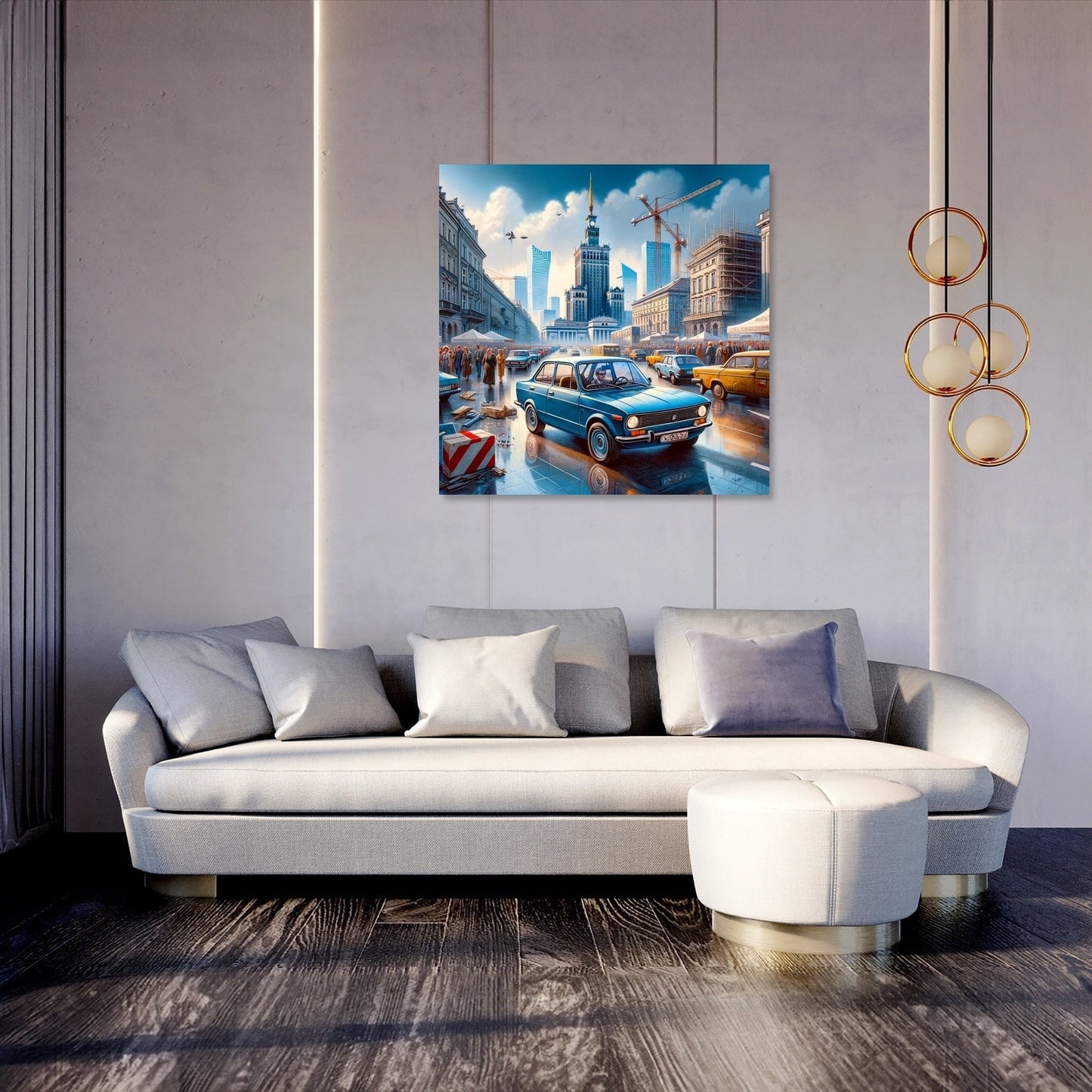 Warsaw Reimagined Canvas