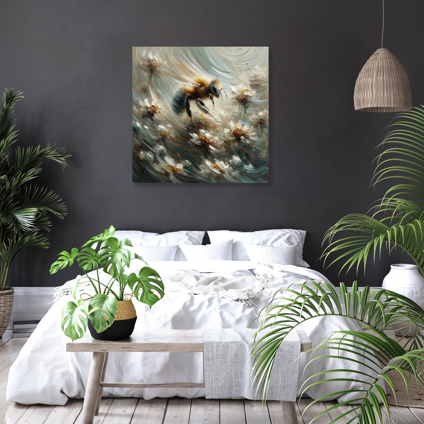 Whirlwind Dance Bee Canvas