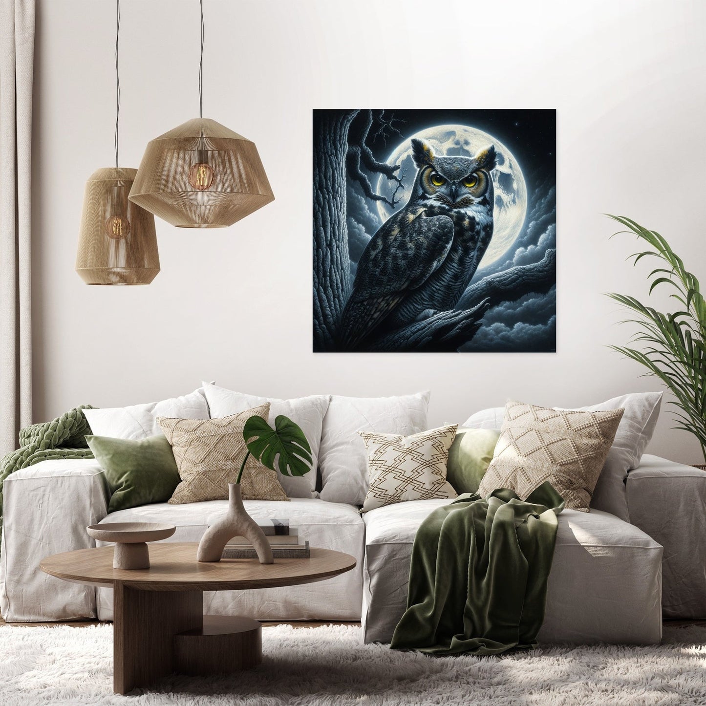 Midnight Gaze Canvas