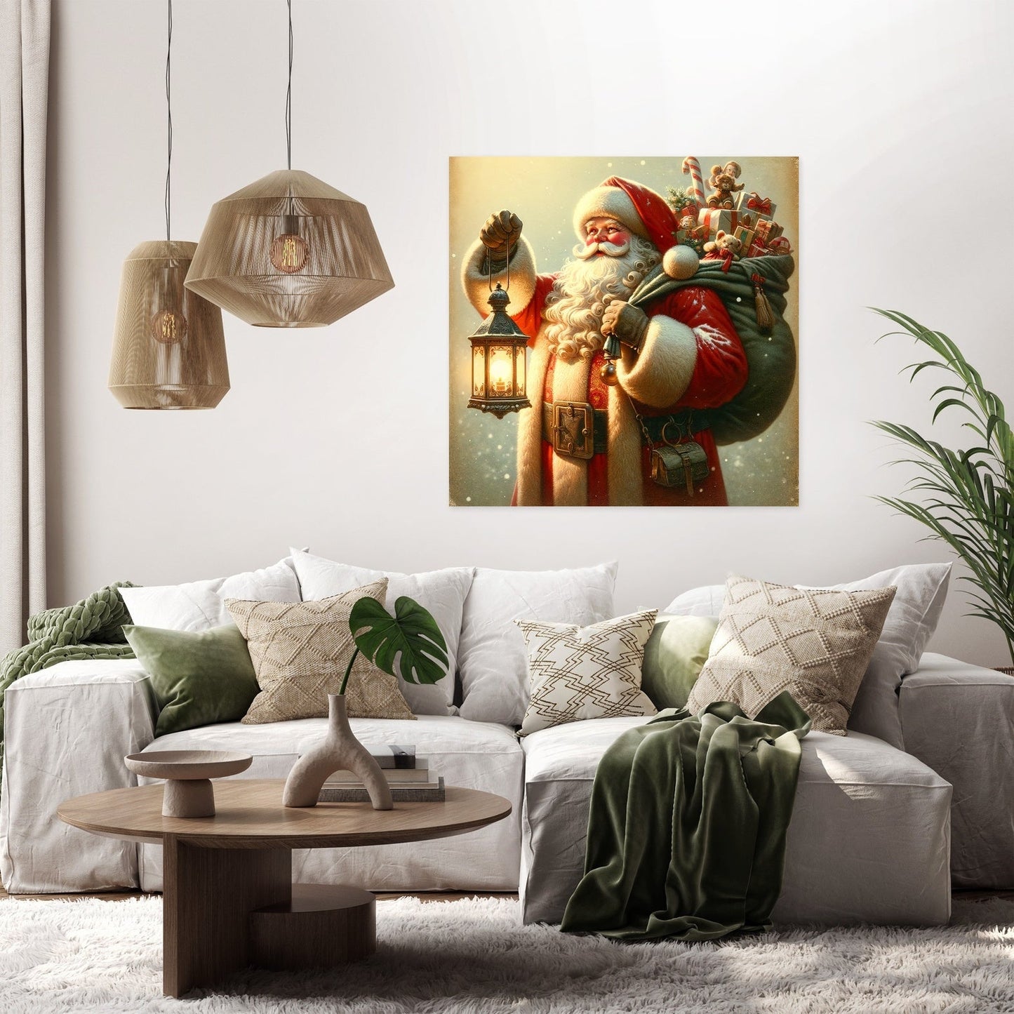 Vintage Holiday Cheer Canvas