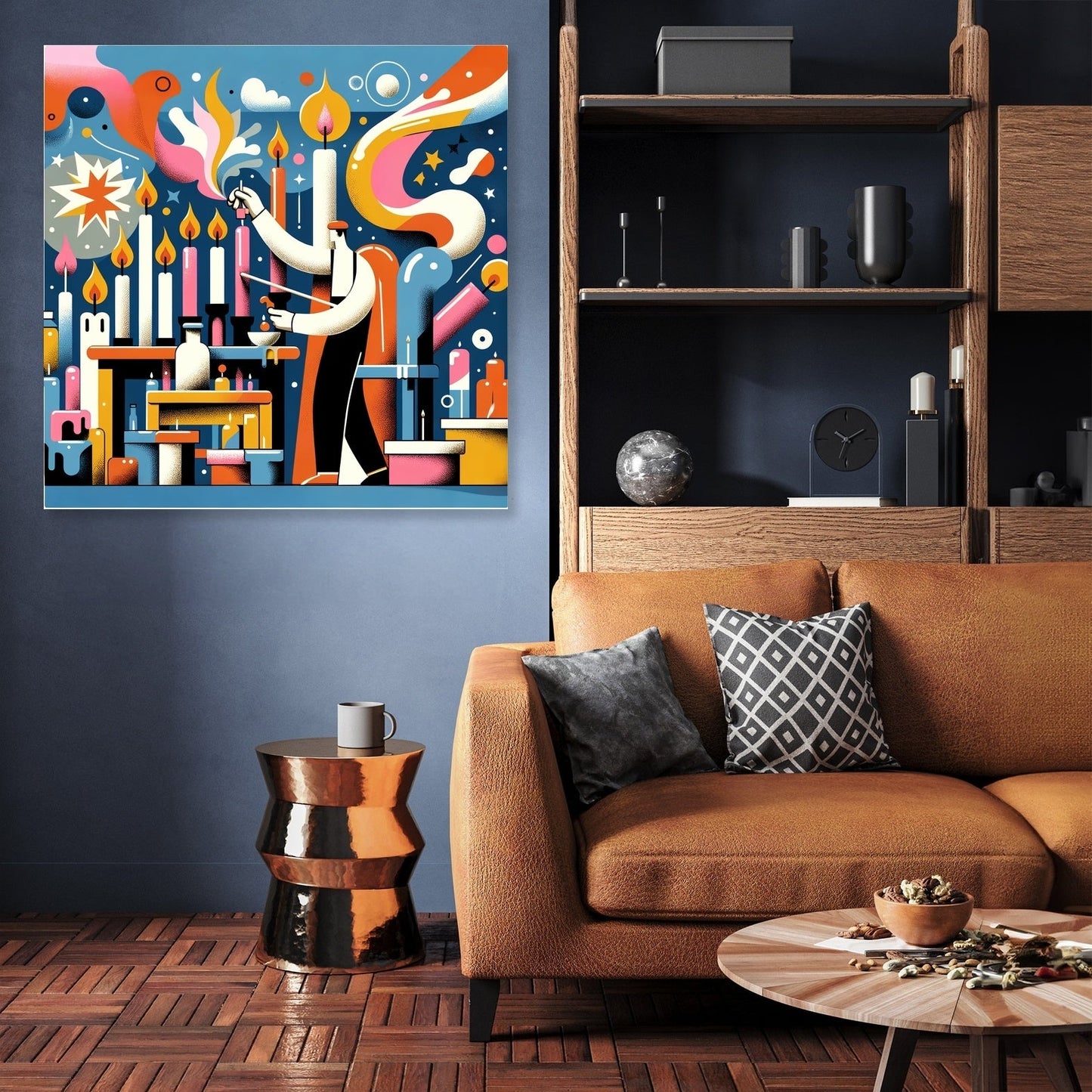 Whimsical Candle Maker Canvas