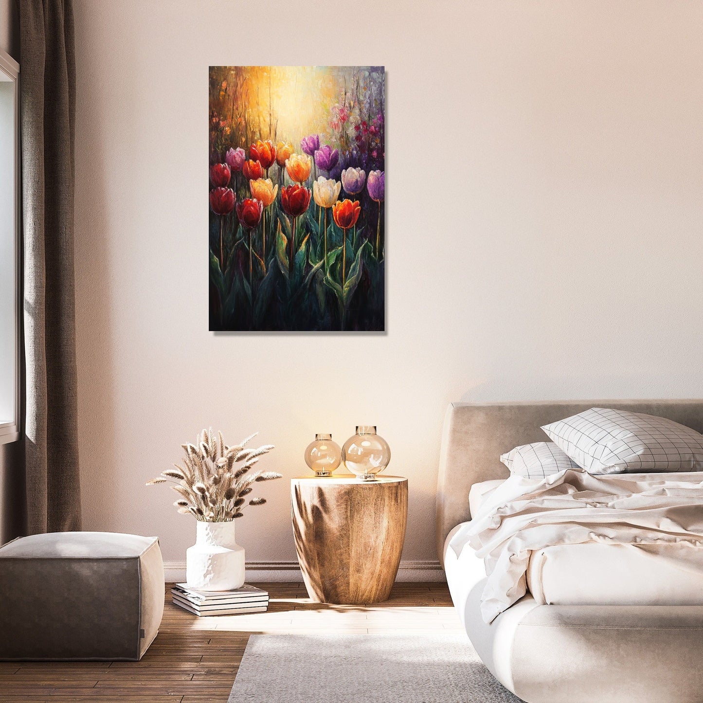 Tulip Serenade Golden Canvas