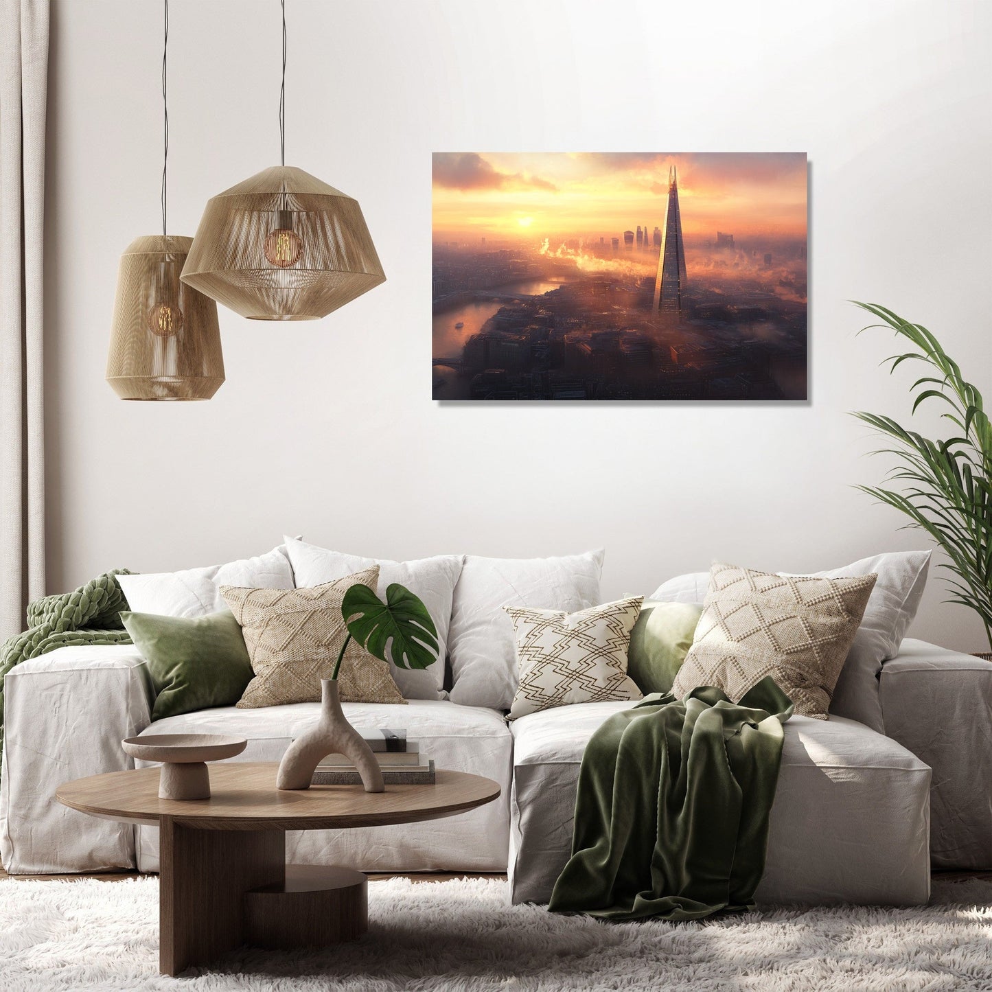 Sunlit Shard Canvas