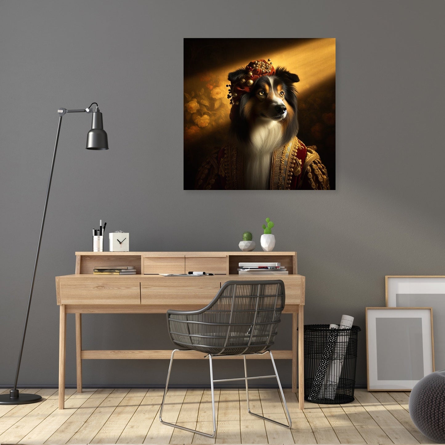 Regal Collie Golden Hour Canvas