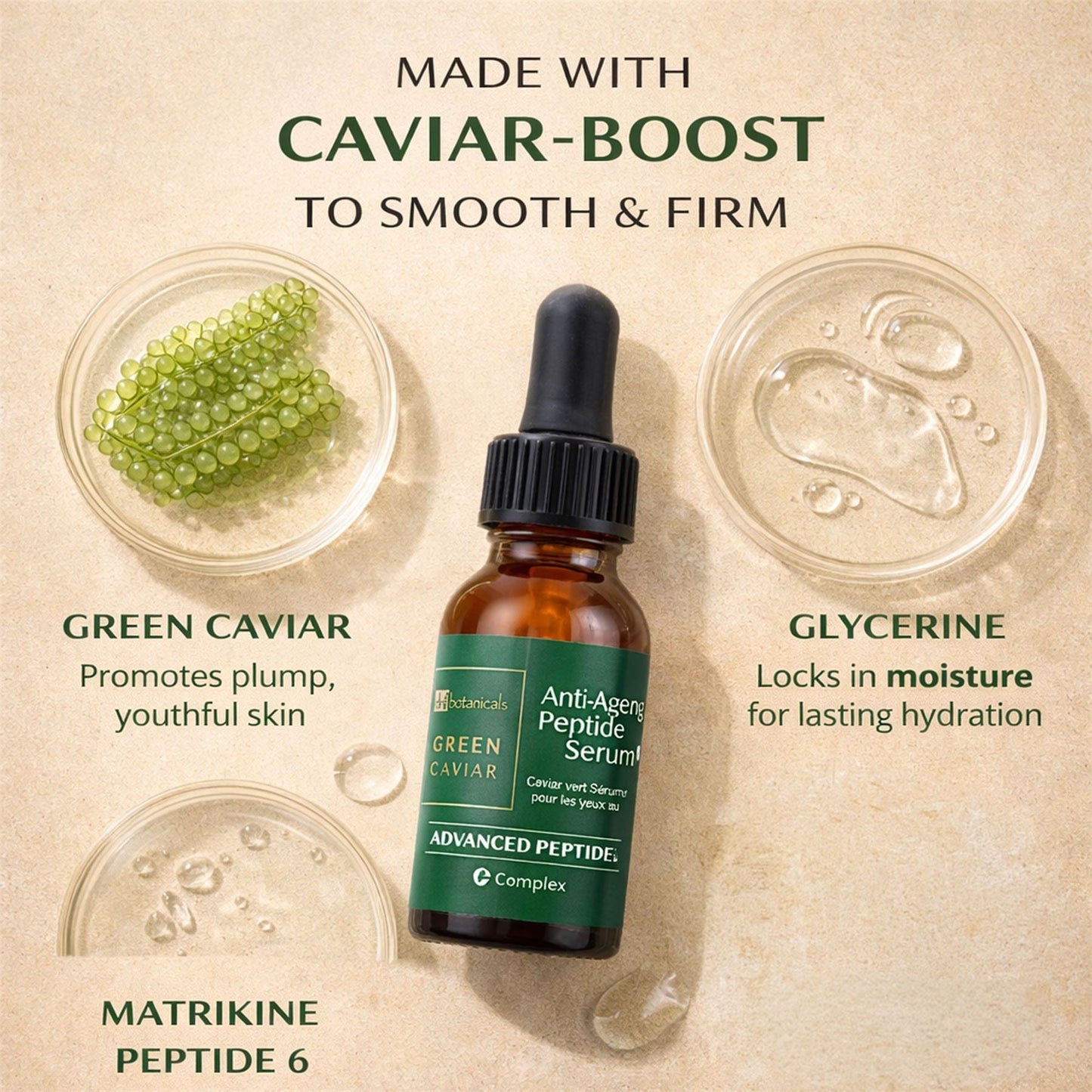 Green Caviar Anti-Ageing Peptide Eye Serum 15ml