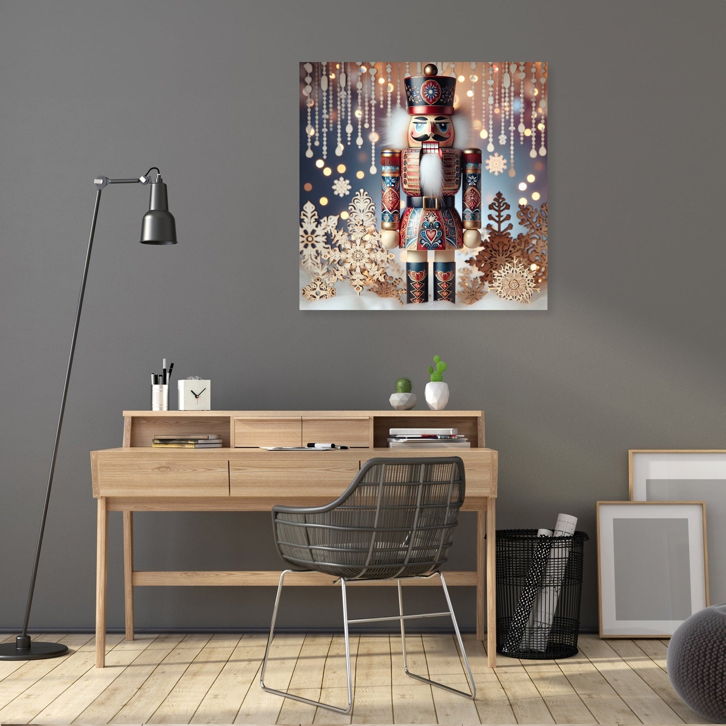 Enchanted Nutcracker Holiday Canvas