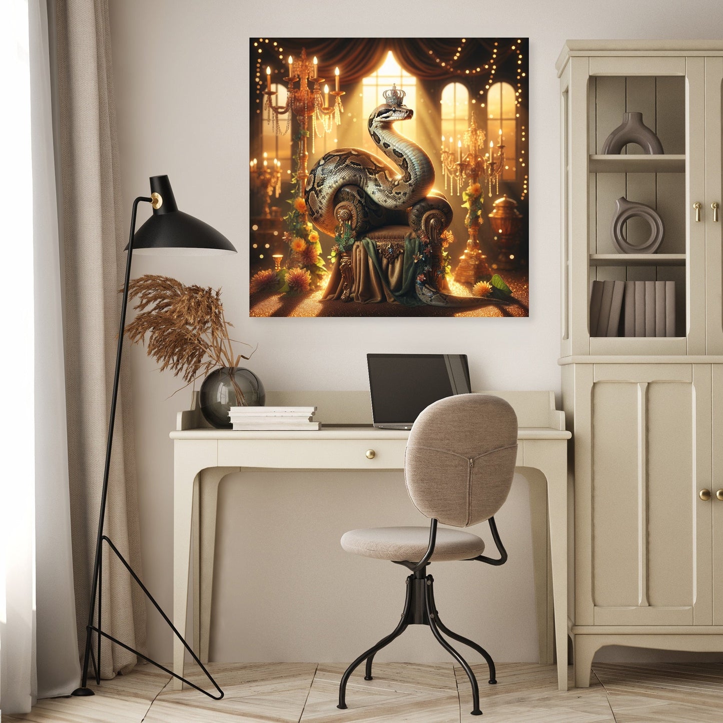 Regal Serpent Majesty Canvas