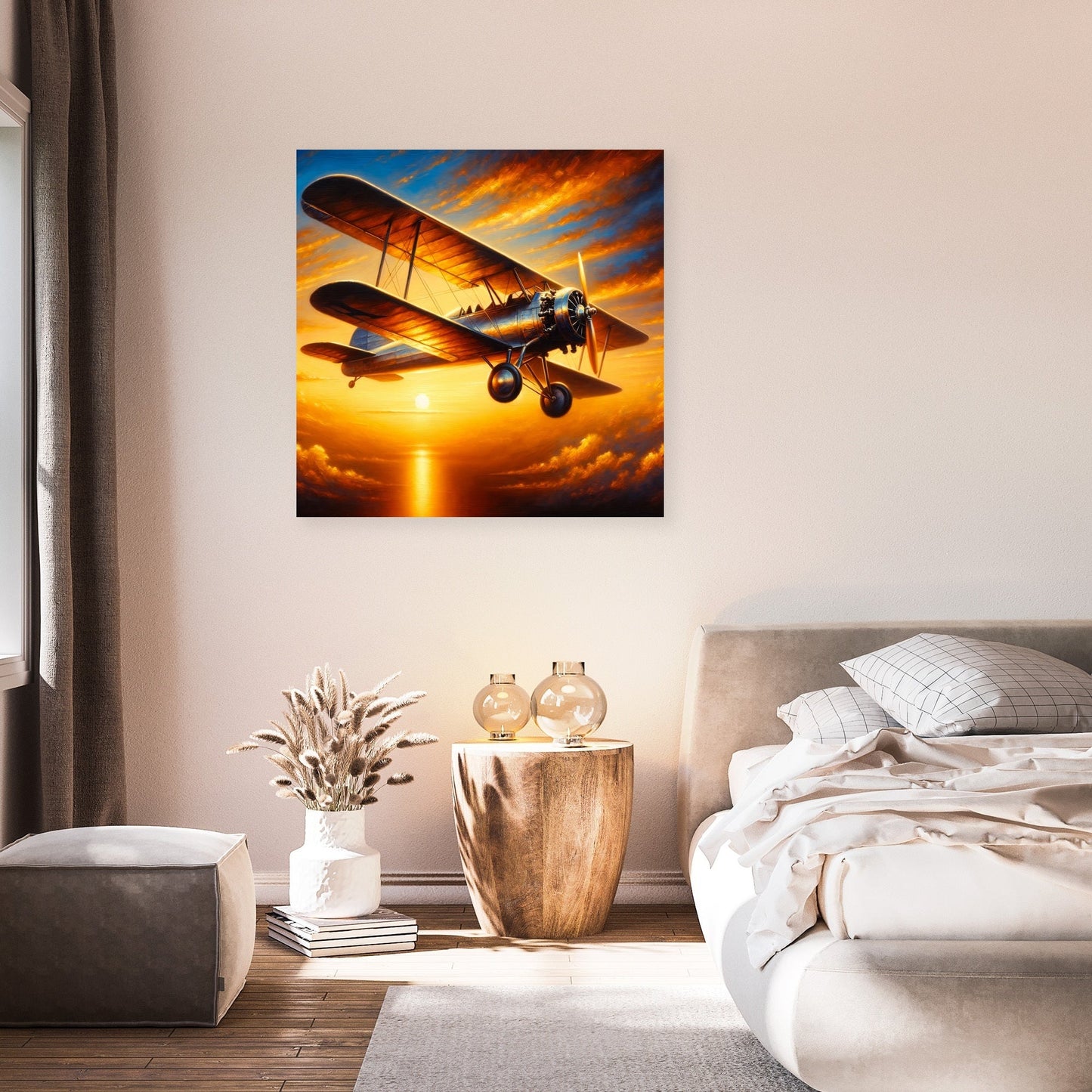 Sunset Flight Canvas