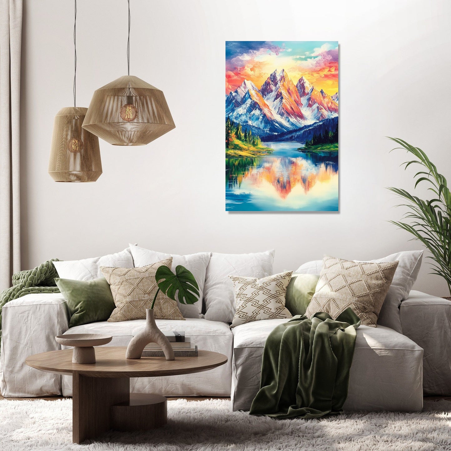 Alpine Sunset Canvas