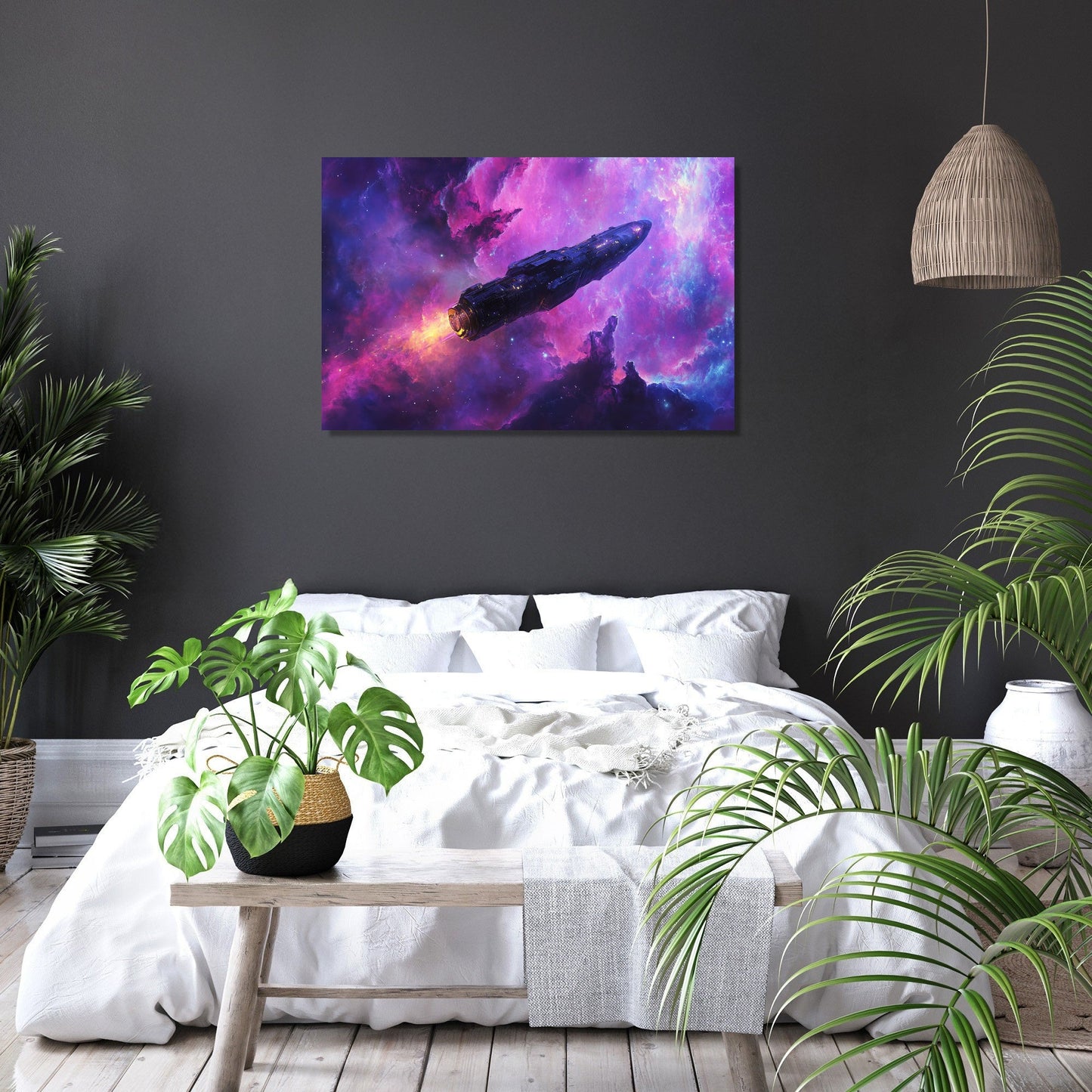 Escape Capsule Nebula Canvas