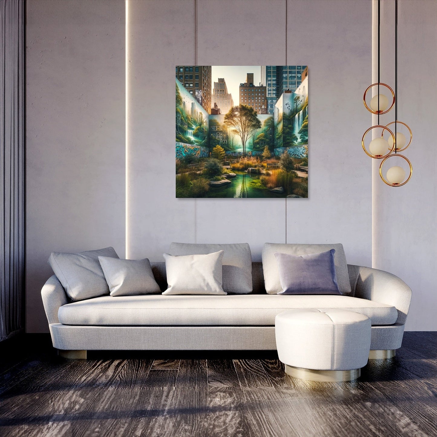 Urban Oasis Canvas